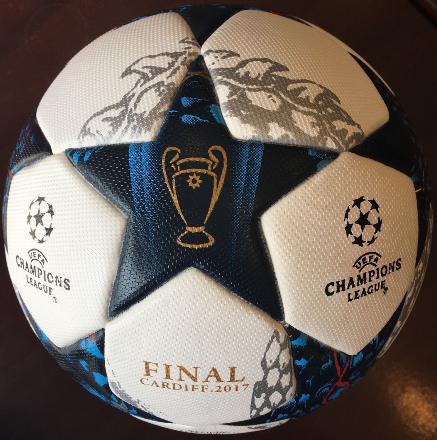 New Adidas UEFA Champions League Cardiff Finale A+ Match Soccer Ball 2017