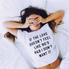 Love 90's R&B S-4XL Women Casual O Neck Short Sleeve Letter Print Top Loose Summer T-Shirt