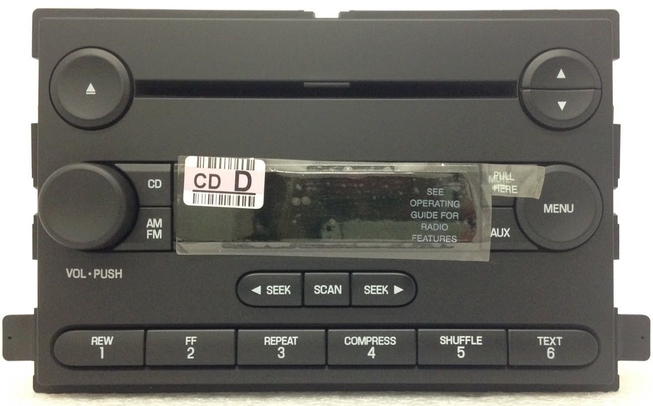 CD radio. New OEM factory FoMoCo stereo fits 2005-2007* Ford F250 F350 truck