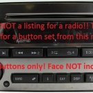 Button knob set for H3 CD MP3 radio.OEM factory original stereo parts. 2006-2010