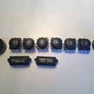 GM Delco CD radio partial knob & button set.Stereo worn? Solve wear w/ OEM parts