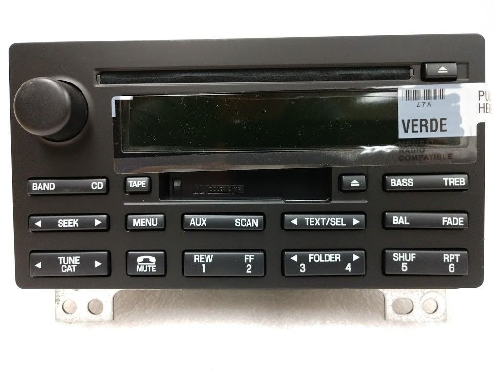 Ford CD cassette MP3 radio. OEM original stereo. Factory remanufactured