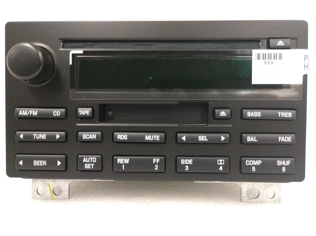 Ford CD cassette radio. OEM original stereo. Factory remanufactured. Some 2004+