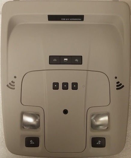 Malibu overhead console + HomeLink Garage Door Opener, Lights & Microphone. Gray
