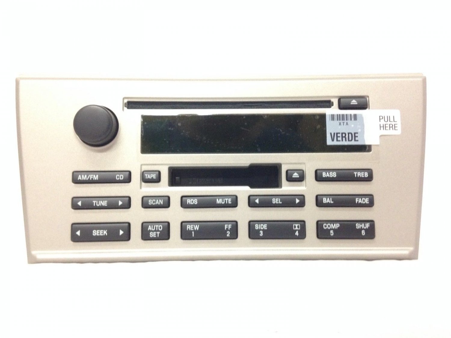 Lincoln LS CD cassette radio. Original OEM stereo. Factory remanufactured. 6W4T