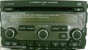 Honda Pilot 06-08 CD6 XM ready 1TV5 radio.OEM factory original CD.39100-STW-A200