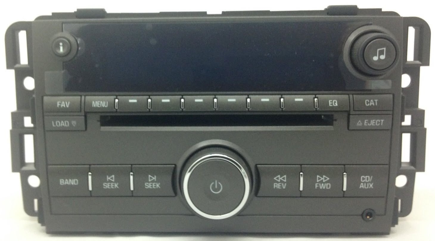 Lucerne CD6 MP3 XM ready radio. OEM factory GM Delco Buick stereo. 20887349 new