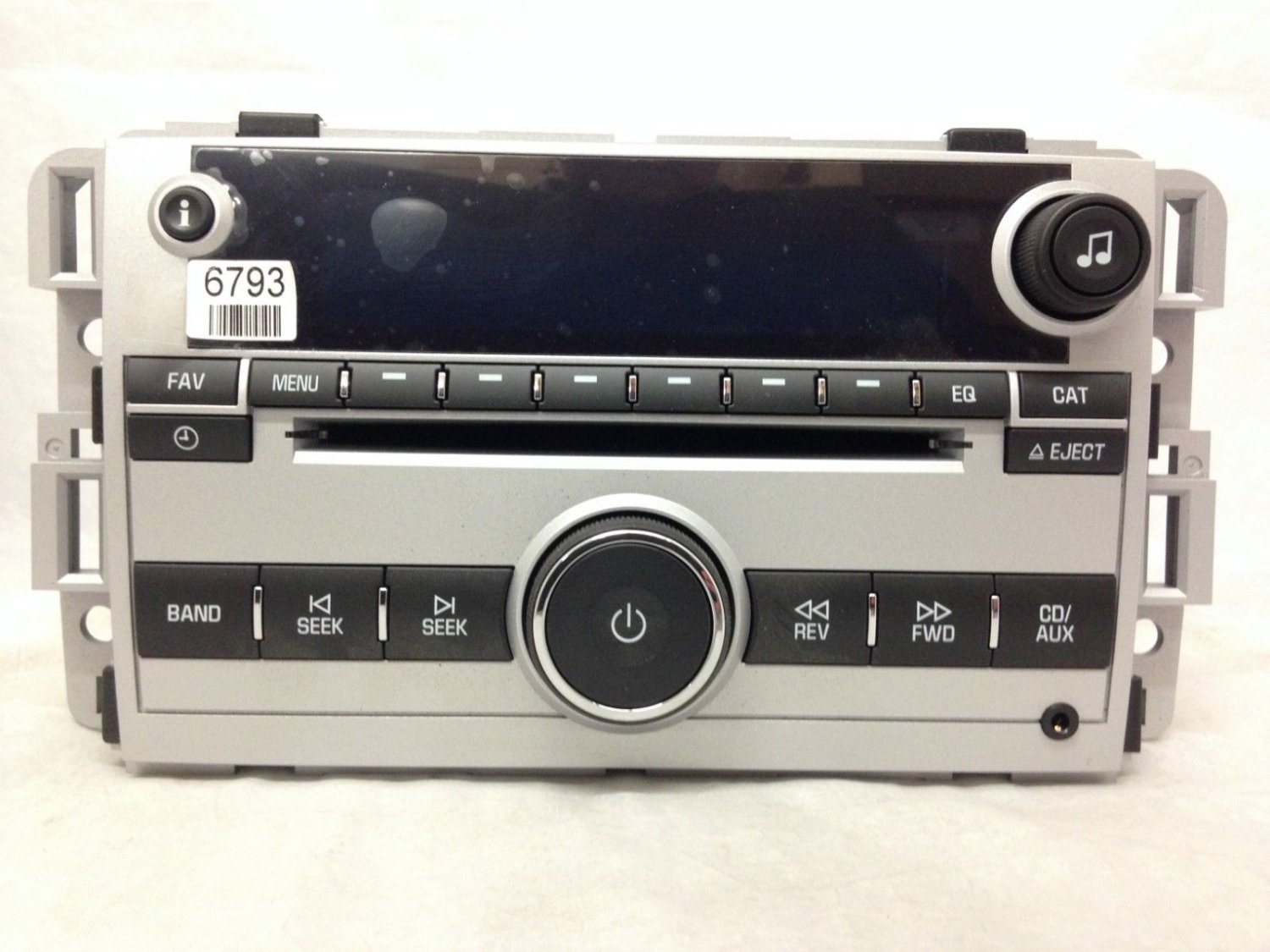 CD MP3 XM ready radio for 2009 Equinox. OEM factory original GM stereo. NOS New