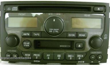 Honda Pilot CD Cassette DVD control radio 1TV0. OEM factory original stereo. NEW