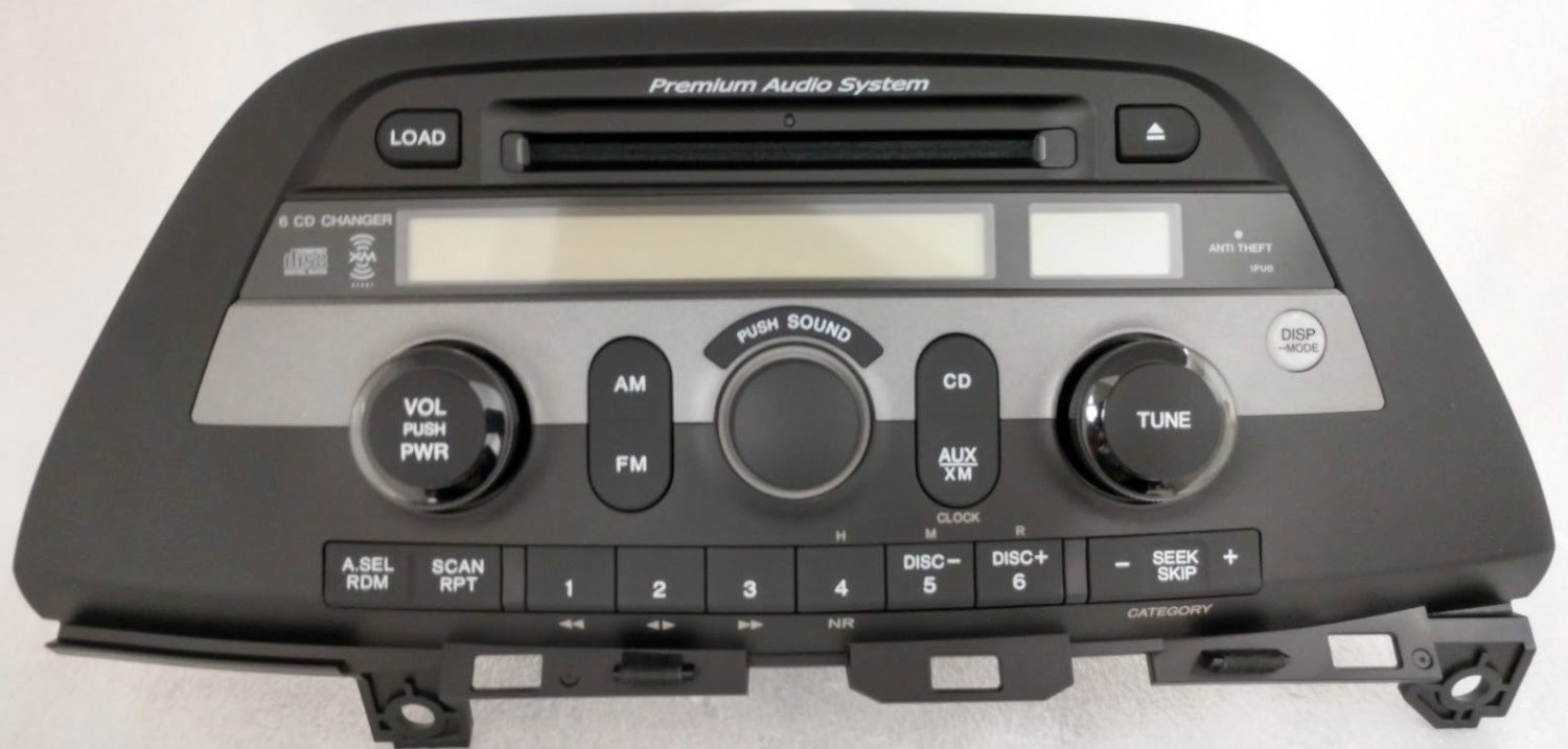 Honda Odyssey 2005-2007 CD6 XM ready radio. OEM factory original CD changer.1PU0