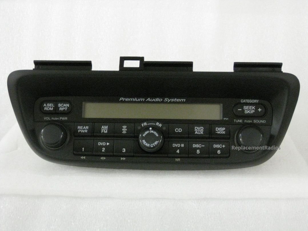Honda Odyssey AM FM XM DVD NAV Premium radio control head. OEM factory receiver