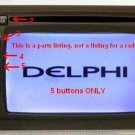 GM Delco 03 04 nav BUTTONS.Five(5) new OEM factory original INR navigation PARTS