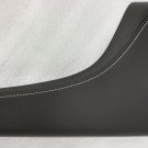 Camaro 2016-20 black leather center console lid with white/gray stitching. OEM