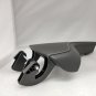 Camaro 2016-20 black leather center console lid with white/gray stitching. OEM