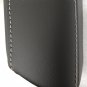 Camaro 2016-20 black leather center console lid with white/gray stitching. OEM