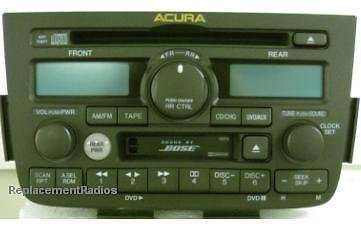 Acura MDX 2001-2004 CD Cassette DVD BOSE stereo. OEM factory original A500 radio