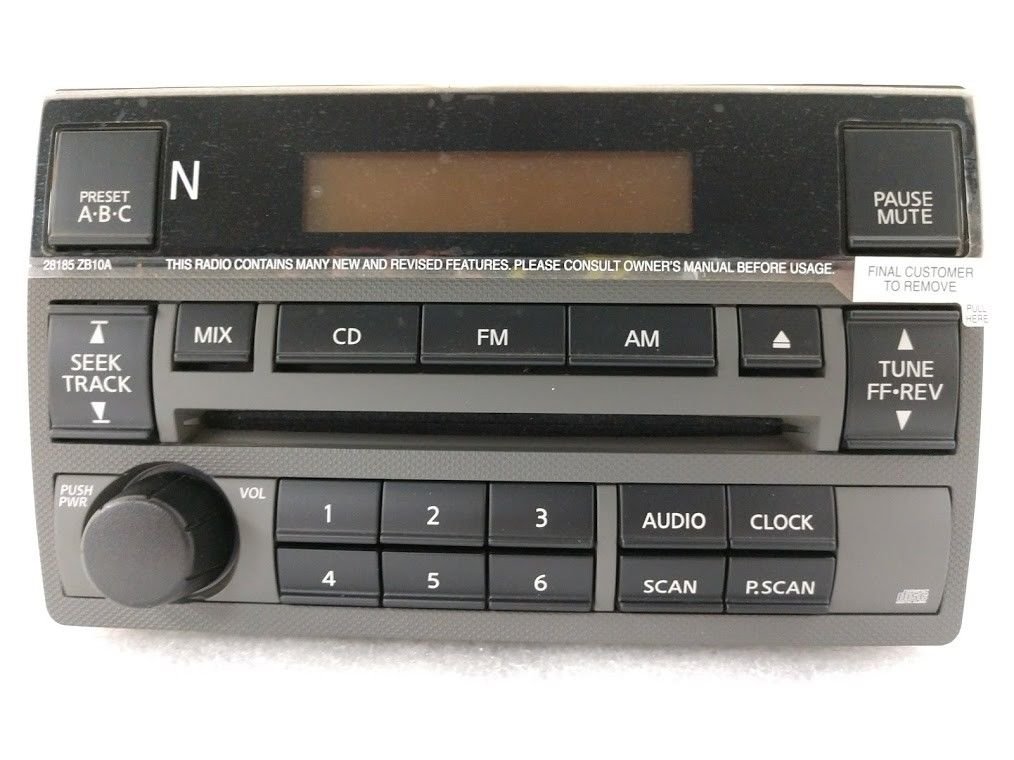 CD radio. New OEM factory original stereo. 2004-2006 tan. For Nissan Altima