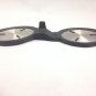 CTS 2014-17 cupholder insert for console assembly. OEM brushed aluminum & rubber