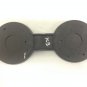 CTS 2014-17 cupholder insert for console assembly. OEM brushed aluminum & rubber