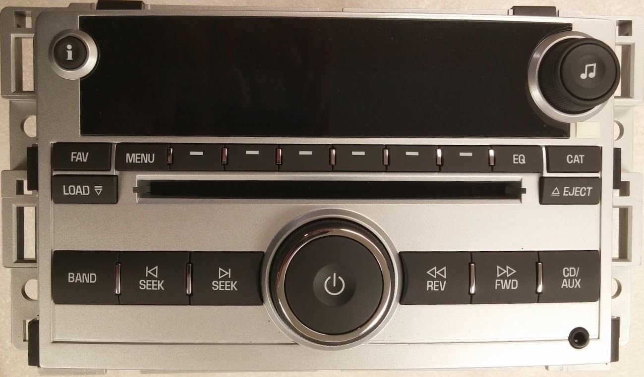 Malibu Delco CD6 MP3 US9 radio 25848866. OEM factory original stereo. 2008-2009