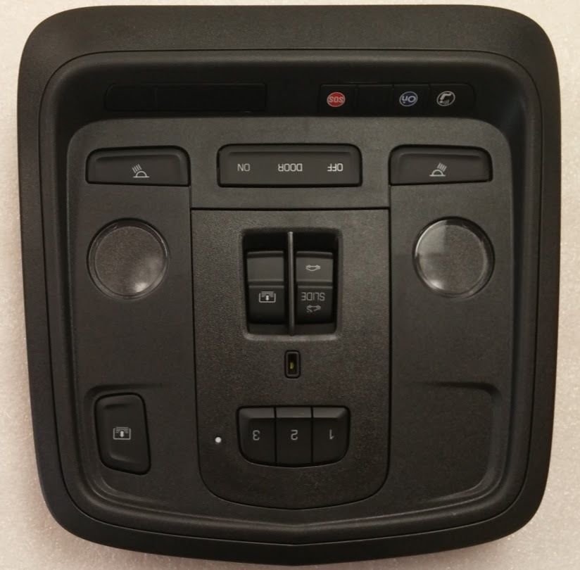 XTS overhead console w/ HomeLink Garage Door Opener, OnStar, Sunroof. Black. NEW