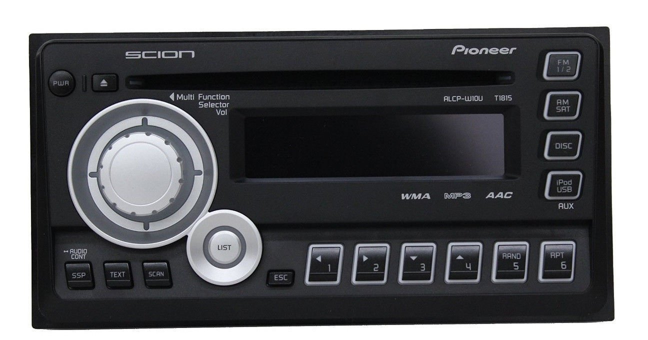 CD MP3 SAT radio w/ pre-amp RCA. New OEM factory original Pioneer T1815 stereo
