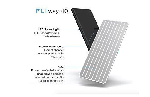 FLI-Charge FLIWAY40 home wireless charging pad. Charge without cables!!