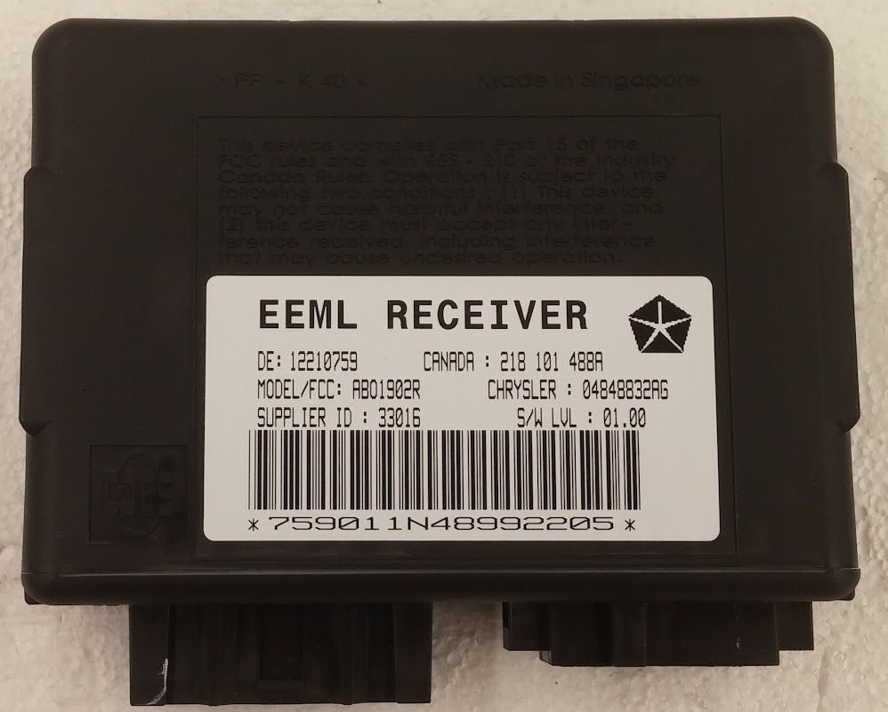 Chrysler EEML Keyless Entry receiver module. OEM factory original Mopar