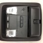 Acadia overhead console w/ HomeLink garage door opener, storage. Jet Black