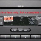 Ford Mercury CD6 radio face. Worn buttons? Solve it with this new CD stereo part