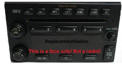 Santa Fe Sorento CD6 CD 6 radio FACE. Have worn buttons? Solve it with this part
