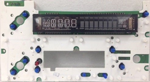 GM CD radio board w/ new bulbs. Burnt out button lights? Buy this Delco part.
