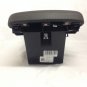 CTS 2014-18 jet black gray leather armrest console lid & storage bin.OEM