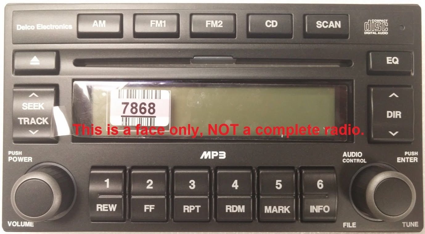 Sorento CD MP3 radio FACE. Have worn stereo buttons? Solved with this part.07-08
