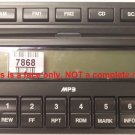 Sorento CD MP3 radio FACE. Have worn stereo buttons? Solved with this part.07-08