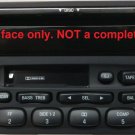 Villager CD Cassette radio FACE. Have worn stereo buttons? Solve it w/ this part