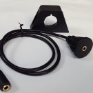 GROM Audio aux auxiliary input cable extension. Dash/flush mount 3.5mm jack v2