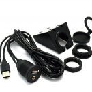 OEM look dash/flush mount USB & Aux auxiliary audio input cable extension. 3.5mm