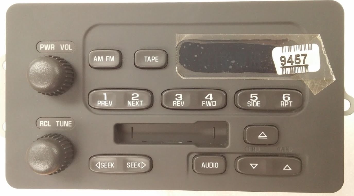 Chevy Cavalier cassette radio. OEM factory Delco stereo. NEW. No worn buttons!!