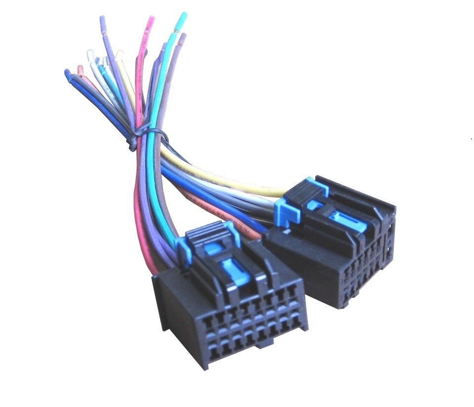 Wiring harness replacement stereo plugs for many 2006+ GM radios. LAN-29