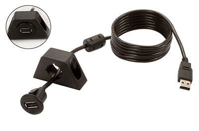 OEM look dash/flush mount USB input cable extension. Extend your USB port.