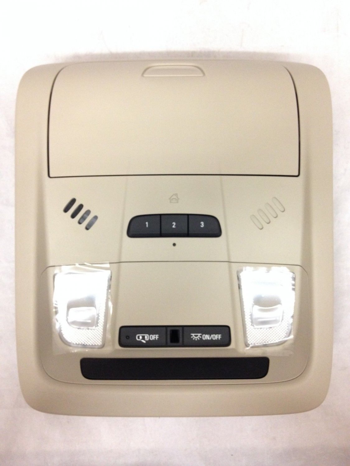 Acadia overhead console. HomeLink Garage Door Opener. Shale