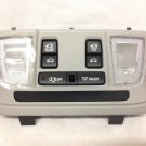 Acadia overhead console switch and light assembly. Sunroof. Ash Gray
