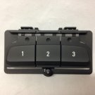 Acadia XT5 overhead roof console Homelink garage door opener buttons. Jet Black