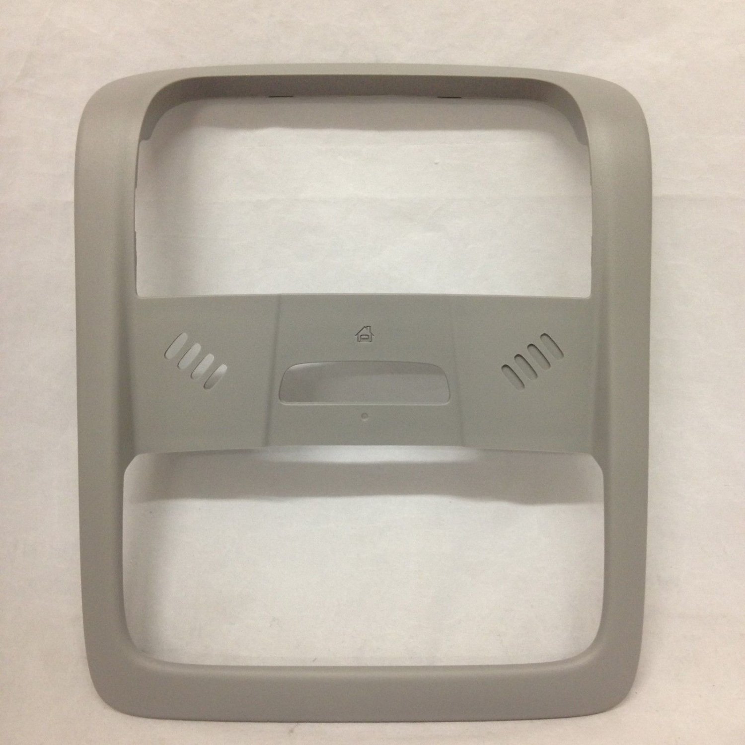 Acadia overhead console trim surround with Homelink cut-out. Ash Gray