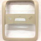 Acadia overhead console trim surround with Homelink cut-out. Shale