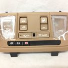 XT5 overhead console switch and light assembly. OnStar, Sunroof. Maple Sugar