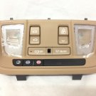 XT5 overhead console switch and light assembly. OnStar, Sunroof. Maple Brown