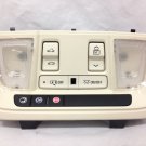 XT5 overhead console switch and light assembly. OnStar, Sunroof. Lt Wheat