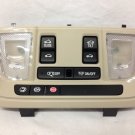 Acadia overhead console switch and light assembly. OnStar, Sunroof. Shale